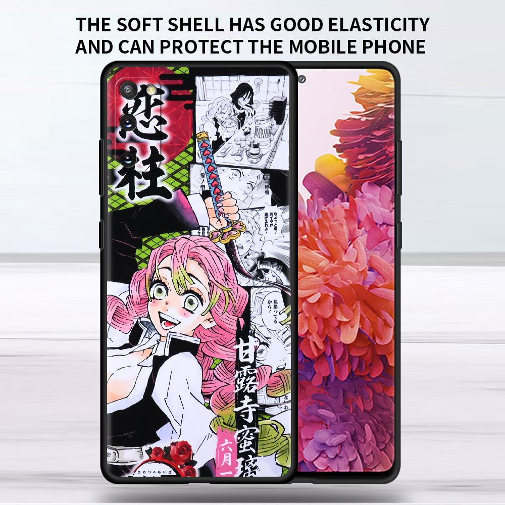 Mjukt Fodral För Samsung Galaxy Note 20 Ultra 10 Plus Lite A50 A70 A20 A40 A20e 9 8 A60 A10e Mobilskal Anime Demon Slayer Kimetsu