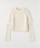 Selliteiljeu Half Knit Warmer Set_Ivory