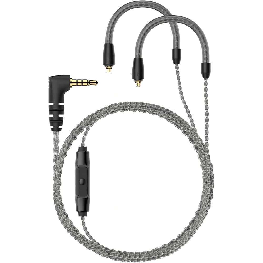 Sennheiser IE Series MMCX Blade Cable with Microphone, 3.5mm Stereo Mini Plug, 700259
