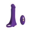 Dual Head Vibrating Dildo Penis Ring with Remote Penis Plug Vibrator, 10 Modes Female Clitoral G-spot Stimulator Adult Sex Toys