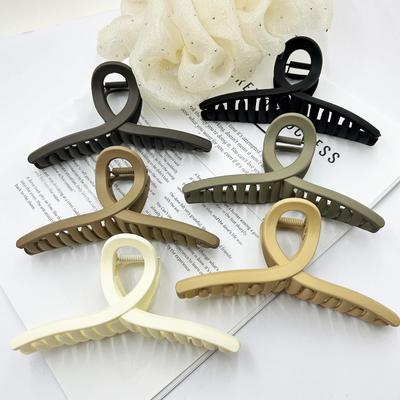 Matte Shark Claw Clip: Large, High-Grade Hair Accessory