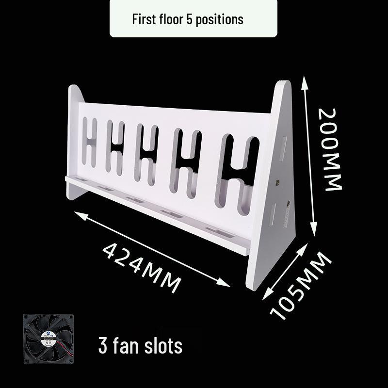 Multi-Angle Multi-Phone Charging Stand with Vertical and Layered Placement