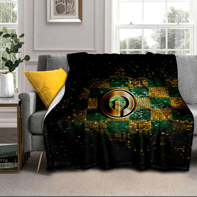 Green Bay Packers Gear Portable Blanket/Soft Blanket Bedding Blanket Suitable for Travel Camping Living Rooms Offices Sofas Fan Gifts