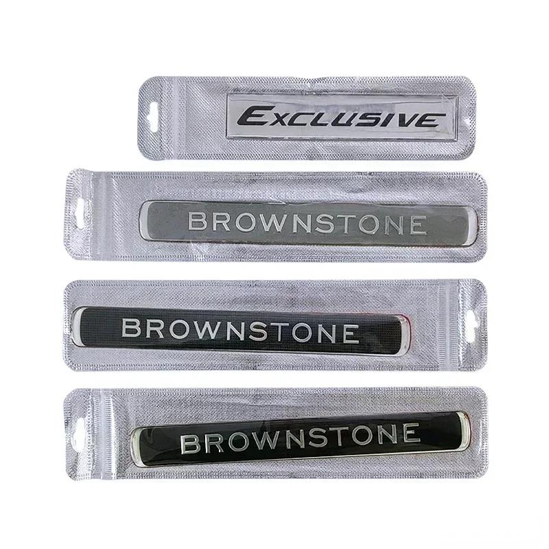 Car Sticker Executive Black White Emblem 60th Anniversary Badge Decal for Toyota Tundra Corolla Prado Brownstone Limited Edition