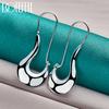 925 Sterling Silver Beautiful Geometric Earrings Fashionable Wedding Jewelry