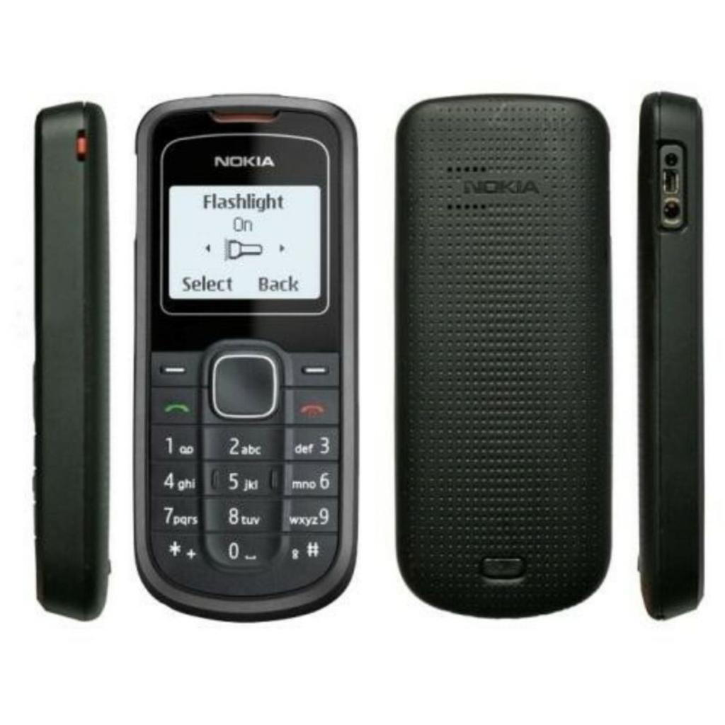Refurbished Nokia 1202 Original Unlocked 2G GSM 900/1800 Flashlight Keyboard Mobile Phone