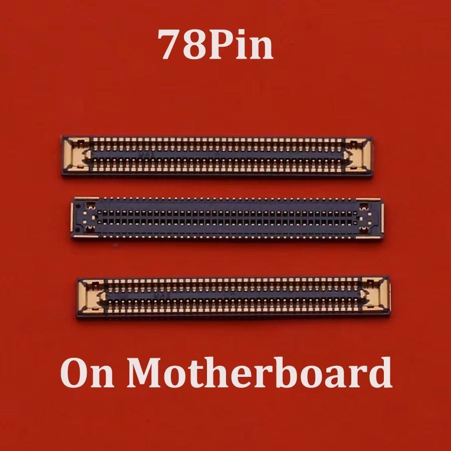 2-10PCS 78Pin LCD FPC Plug Connector For Samsung Galaxy A33 A34 A02 A12 A13 A23 A22 A24 A32 LCD Screen Display FPC Connector