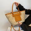 Women's Straw Bags  Shoulder Messenger Bags  Large Capacity Beach Bags  Designer  Summer Fashion  High Quality
