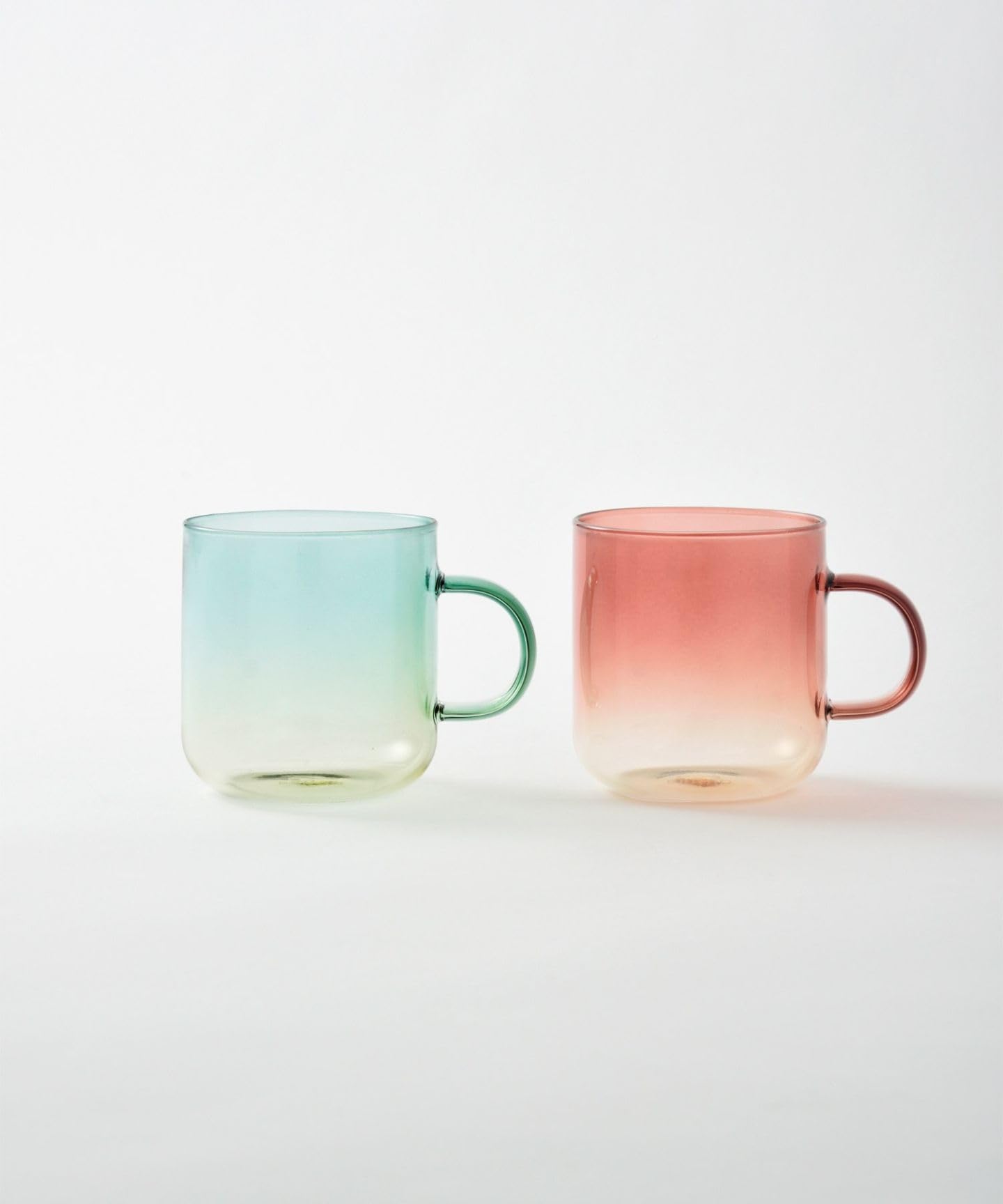 

BRUNO Glass Skypattern Cute Green and Heat-Resistant Mugs, Pair, Orange, RBHK017-GR_OR