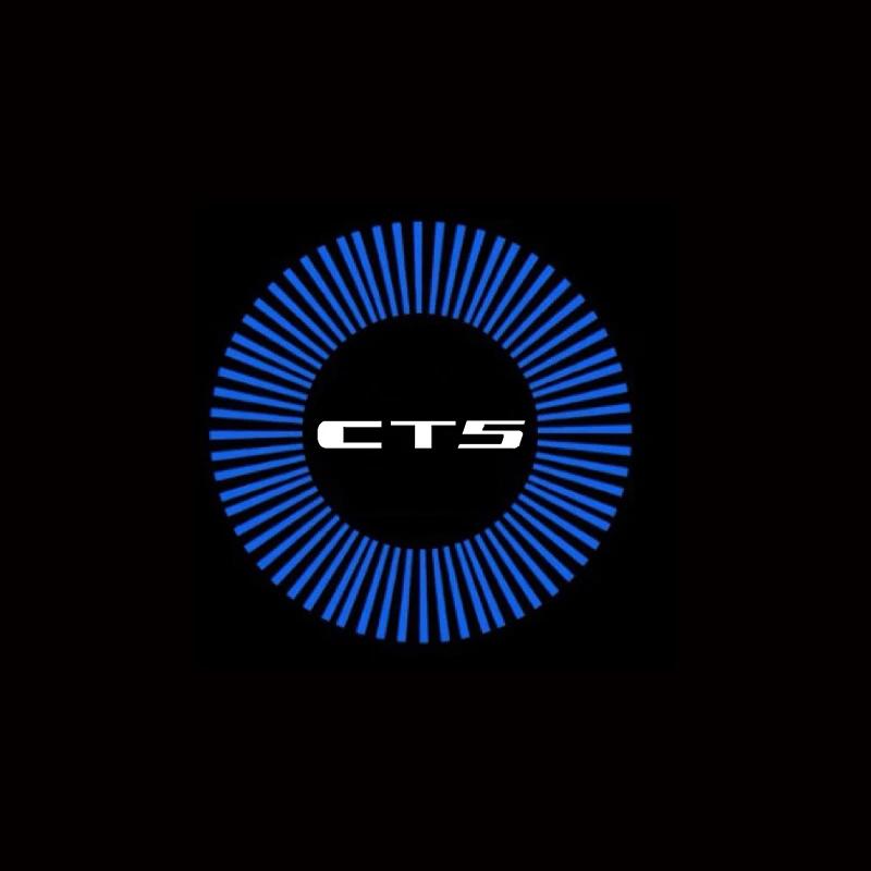 Cadillac CT5 Door Welcome Light HD Projector Lamp Car Door Courtesy Lights For Cadillac CT5 2020 Auto Exterior Accessories