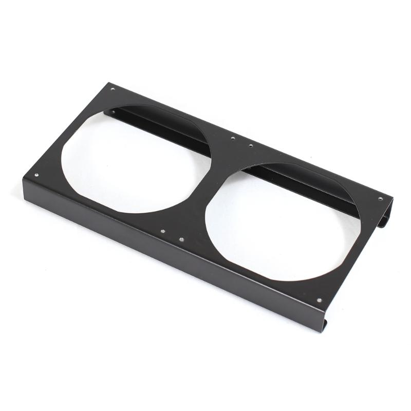 Metal PC Fan Risers Bracket 12cm Fan Support Optimized Airflows For Computer Case Cooling Systems
