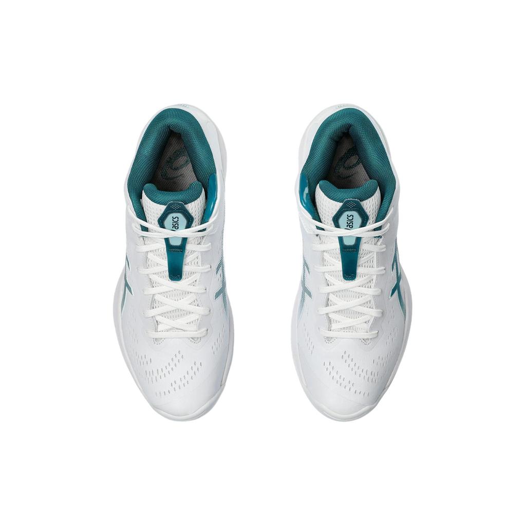 Ny Asics Gelhoop V16 Hvit Rich Teal 1063A078-101