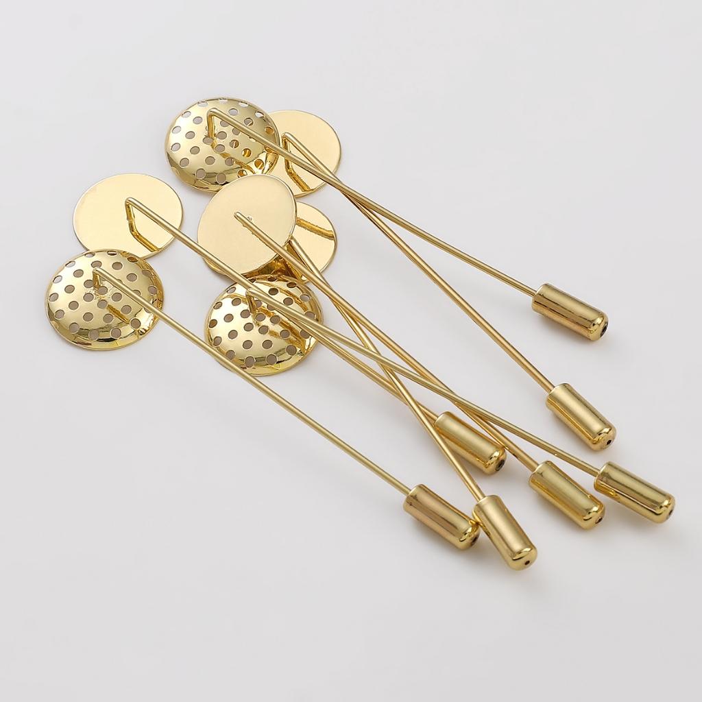 1pc [60mm] One line circular brooch Jewelry Accessories DIY Making Fashion Copper High-quality Brooch Accessories