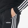 Adidas Neo Knitted Slim Fit Sports Trousers Unisex Bottoms Black GJ7947