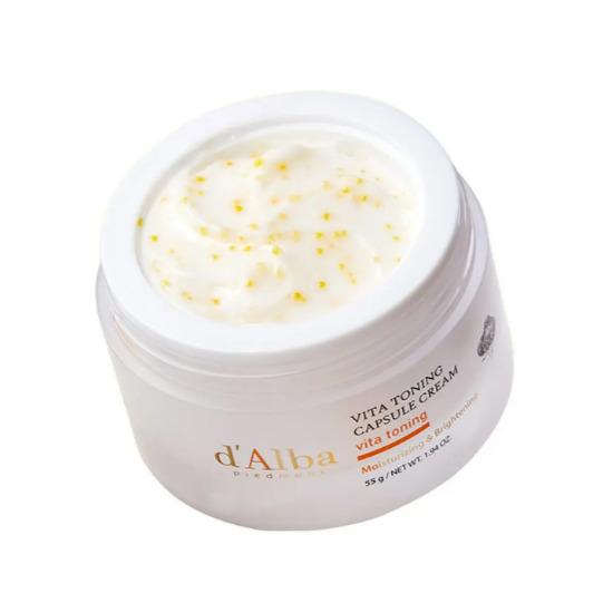 d’Alba Vita Toning Capsule Cream Brightening Radiance Moisturizer 55g