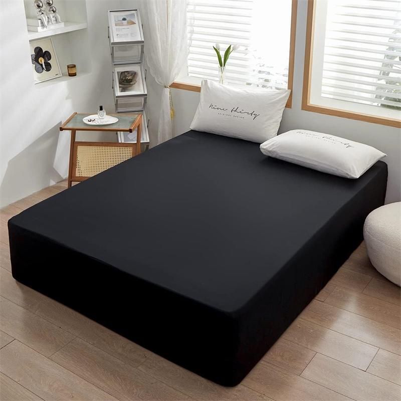 Waterproof Mattress Protector Cover Fitted Sheet, Washable Anti-slip Bed Mattress Cover For All Standard Bedroom Beds Multiple Sizes