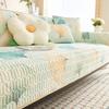 Latex Sofa Cushion Summer Ice Silk Mat Seat Cushion Simple Modern Non-Slip Cushion Cool Sofa Cover Cloth Towel