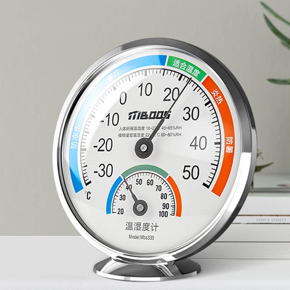 Wall Mount Hygrothermograph Battery-Free Temperature Hygrometer Analog Temperature  Laboratory