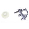 2500/3800 Chainsaw Spare Parts Chainsaw Oil Pump With Worm Drive Gear Tool