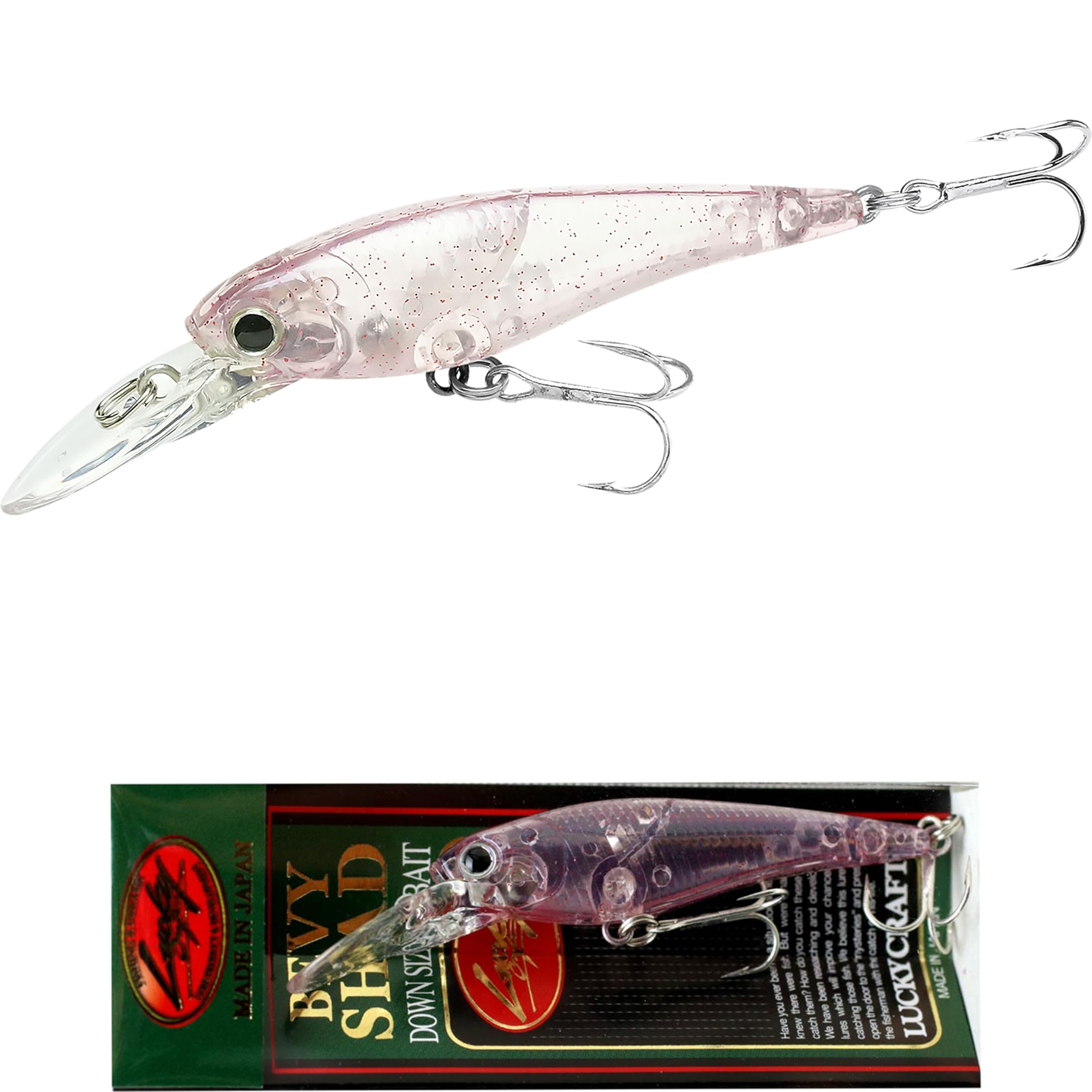 

LUCKY CRAFT Baby Shad 60SP Обычный тип Рыболовная приманка RP Pro (5238 Синий)