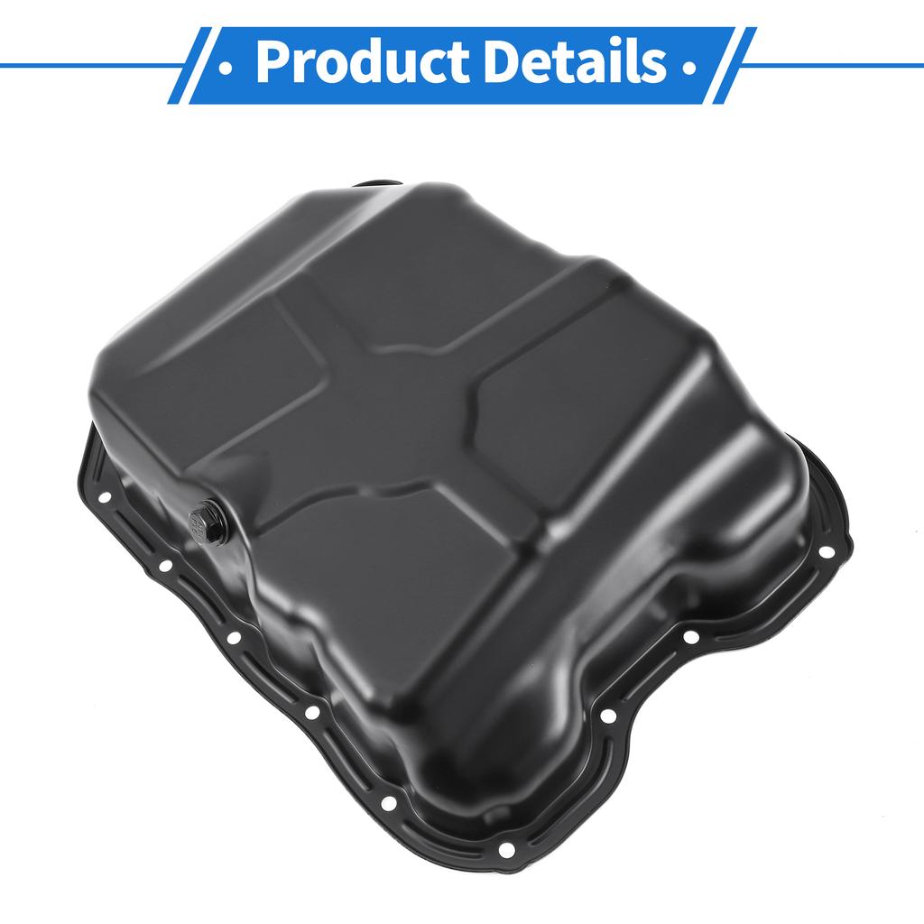 UXCELL No.4884665AE Engine Oil Pan for Dodge Journey 2009-2015 for Jeep Compass 2007-2014 for Hyundai Santa Fe 2010-2012