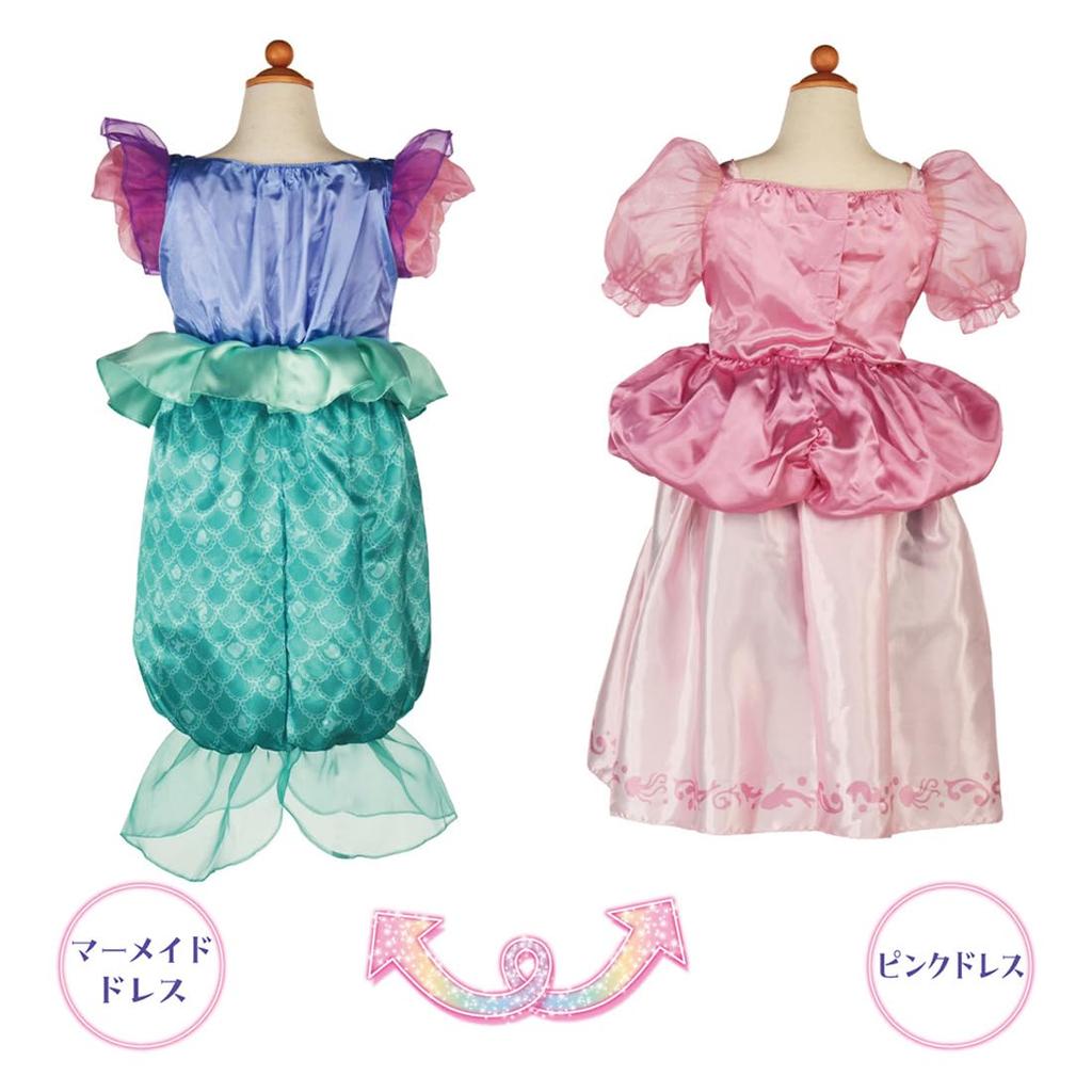 [Takara Tomy] [Official Domestic Product] Disney Princess Magical Curly Dress Ariel