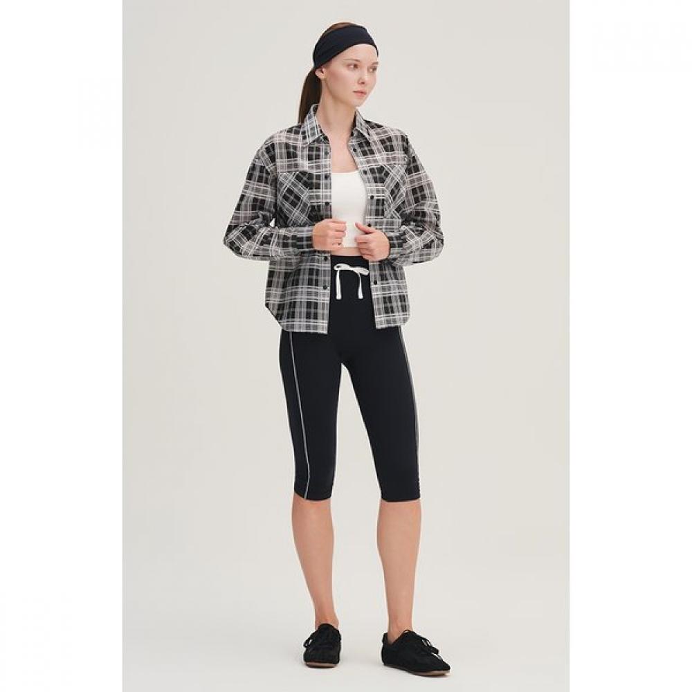 Huit [26ss] Ultra Lightweight Sheer Check Shirt Htwsu6j04t