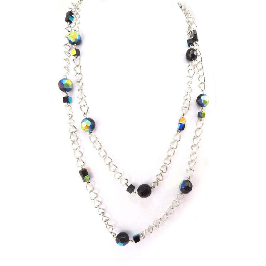 Les Trésors De Lily [K3223] - Designer-Sautoir 'Sissi' schwarz