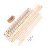 Wooden Multi-Craft Weaving Loom Set Warp ?Frame ?Loom Heddle Bar For Weave Board Weaver Tapestry Kids Beginner