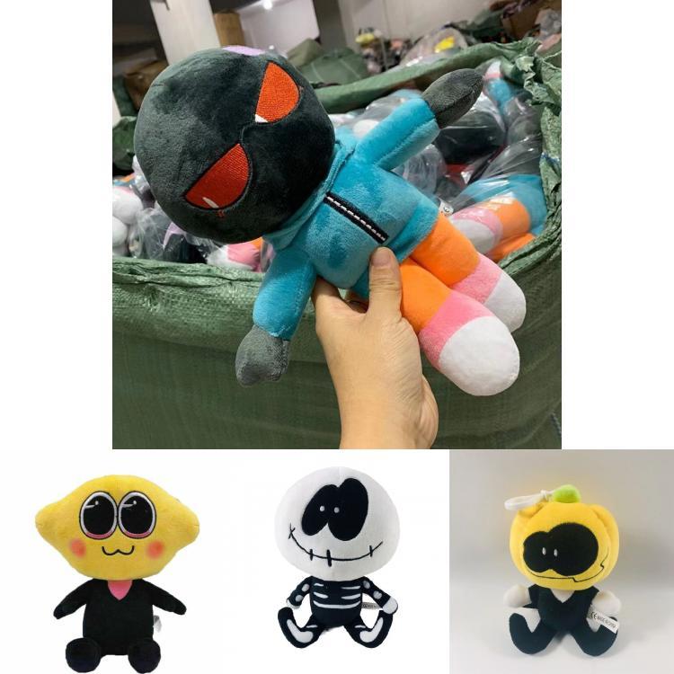 Friday Night Funkin Plush Toy Adorably Soft Fnf Whitty And Boyfriend Lemon Demon Doll For Kids