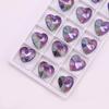 Heart Gem Crystal Rhinestone Pendant for DIY Earrings