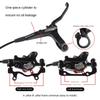 Zoom 875 Universelles Doppelkohlenöl-Scheibenbremsenset Legierungskolben 3-Finger-Hebel Einstellbare Metall-Verbundbeläge Mountainbike