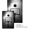 Basketball Canvas Wall Art Pirational Sport Theme Painting Picture Wall Decor Black White Basketball Motivational Quotes Poster Print Artwork for