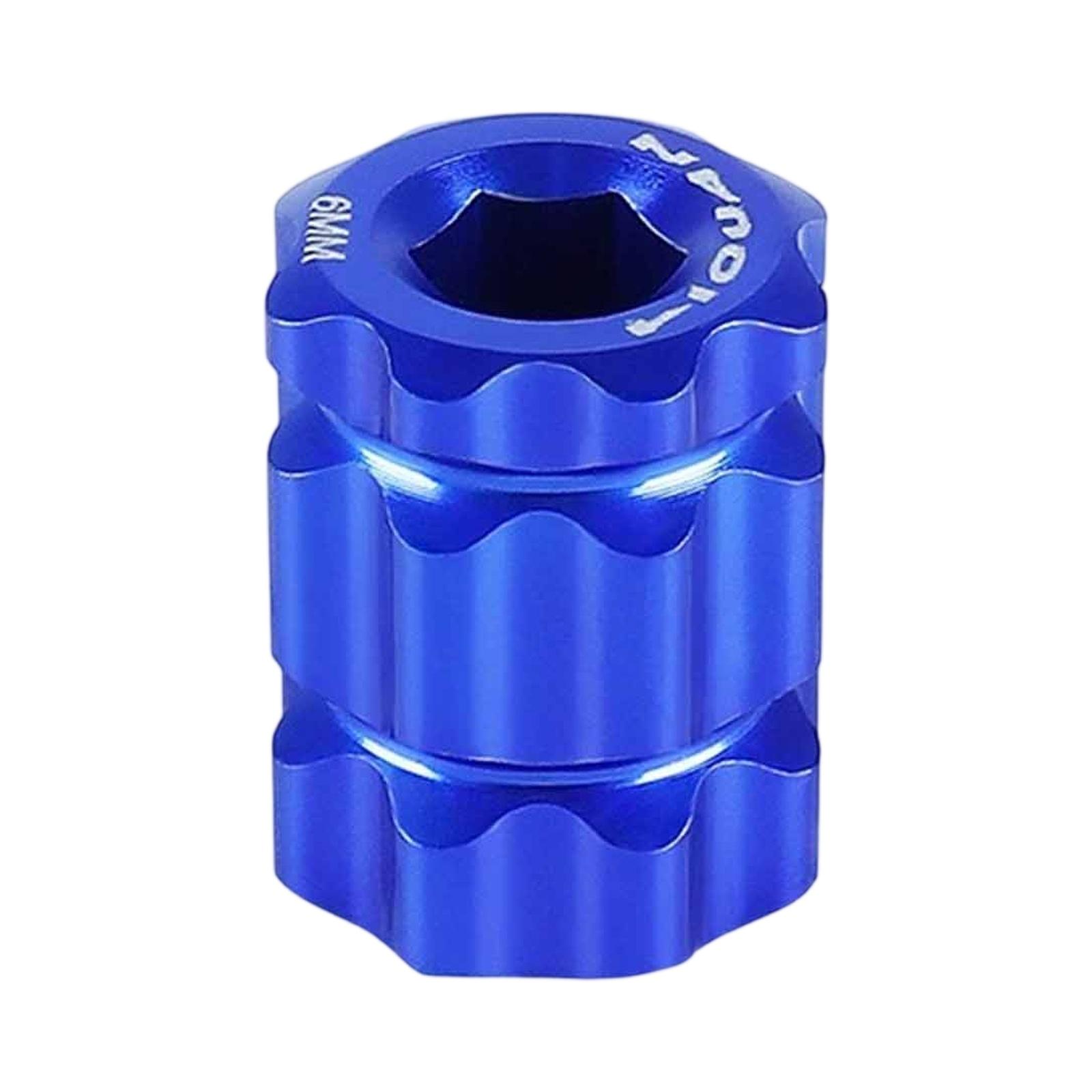 

Bike Hollow Center Shaft Tool – Install & Remove Integrated Chainring for Mountain & Road Bikes, Ratchet & Crank Cover One Size синий