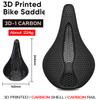 BUCKLOS 3D Printed Bicycle Seat Cushion Carbon Fiber Bike Saddle 143mm 155mm Bike Cushion Road MTB Triathlon Seat Nylon