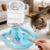 Bebedouro Automático para Gatos com Suporte Dispensador de Água de Plástico para Animais de Estimação Compatível com a Maioria das Garrafas