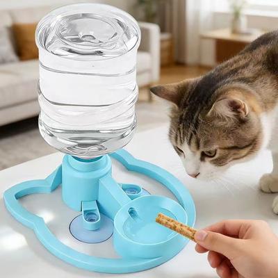 Automatischer Katzenwasserbrunnen Haustier-Wasserspender mit Ständer