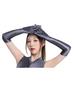 Sexy Women Stain Smooth Shiny Elastic Glove Oil Gloosy Shiny Silky Long Gloves Sunscreen Driving Glove Luxury Candy Color