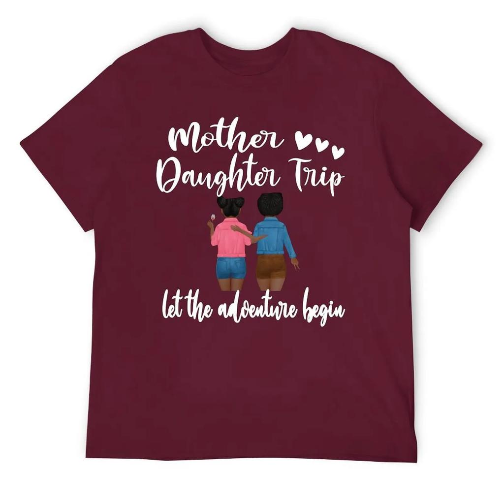 Crewneck Mother's Day Black Daughter Trip Vacation Travel Vacay T-shirt Sport Tees Top Quality Funny Novelty Leisure USA Size