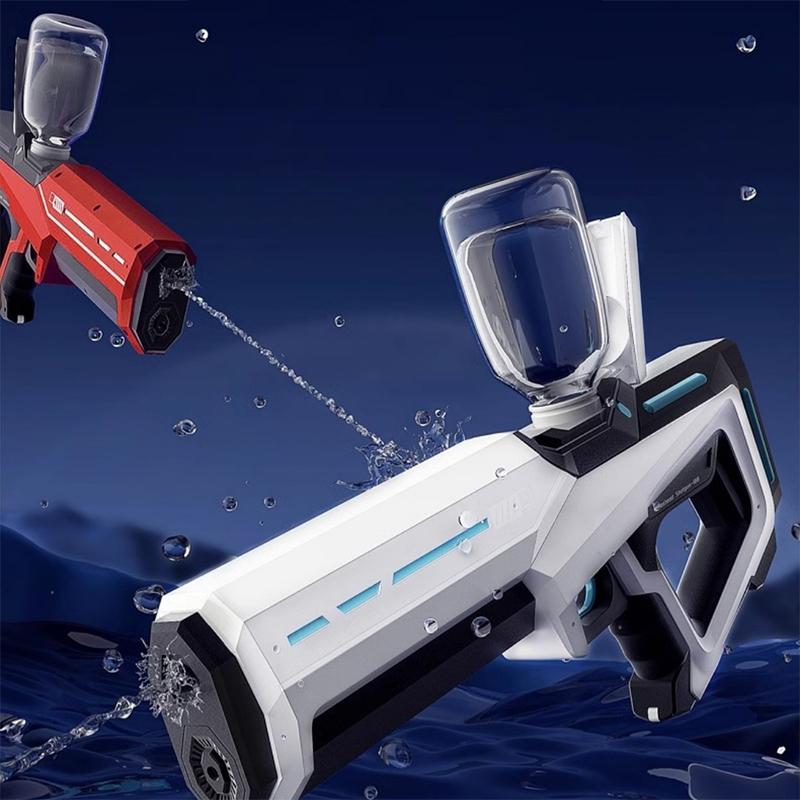 1 Set Kids Gift Electric Water Guns For Adults Powerful Squirt Automatic Water Suction Water Blasters Summer Outdoor Beach Toy