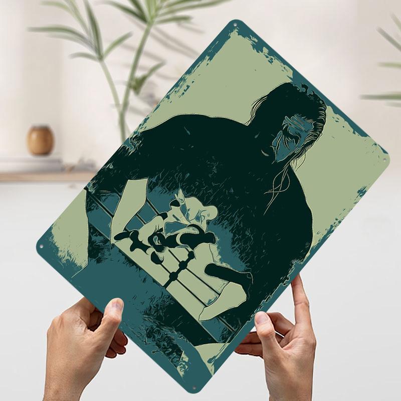 Triple H Wrestling Tinplate Poster Customized Wall Art Vintage Metal Signs Retro Tin Plaque for Mancave Decoration Gaming House