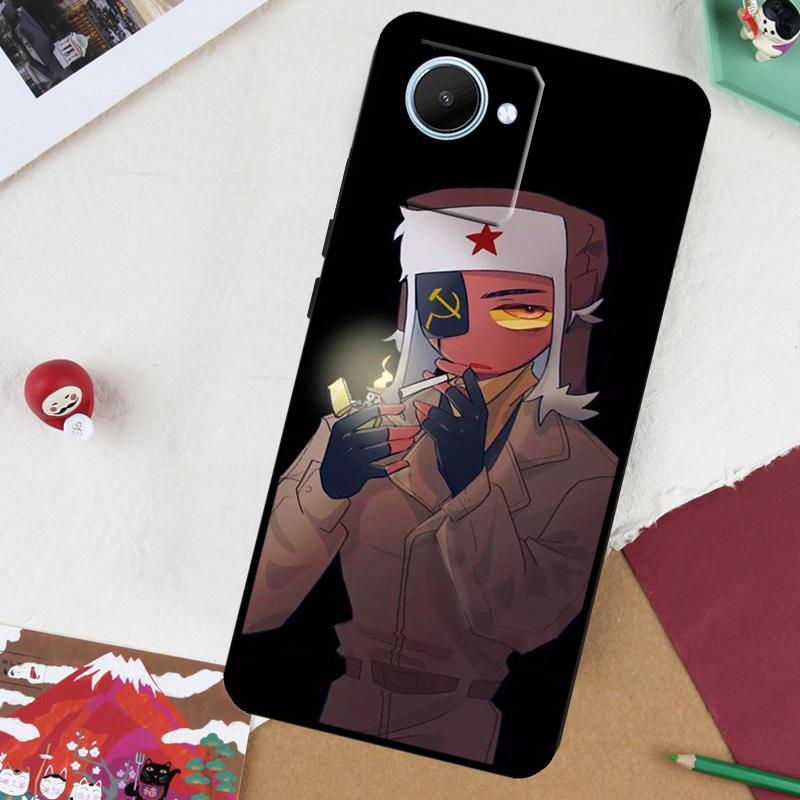 Soviet Union USSR Flag For Realme 13 Pro Plus 14 12 10 11 GT 6 5 6T GT7 Pro C51 C21Y C25S C75 C67 C61 C53 C55 Case