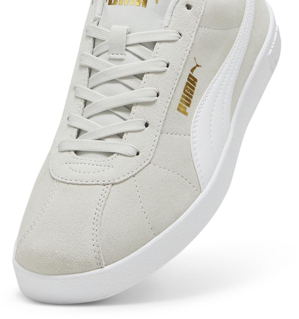 Кросссовки Puma Club II Suede ледниковый серый/белый/золотой