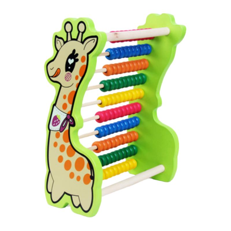 Colorful Beads Wooden Abacus Intelligence Development Abacus Chlidren Mathematics Educational Toy Calculate Bead Counting Abacus