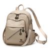 Schoolbag: New women's backpack, for work and travel, large capacity, versatile and practical soft leather backpack