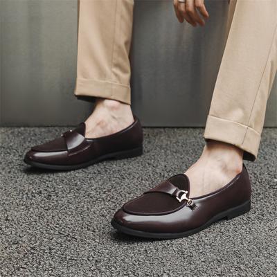 Fashion Men's Formal Leather Loafer Classic Retro Gentleman Style Outdoor Leisure Business Party Daily Office Men's Wedding Shoes