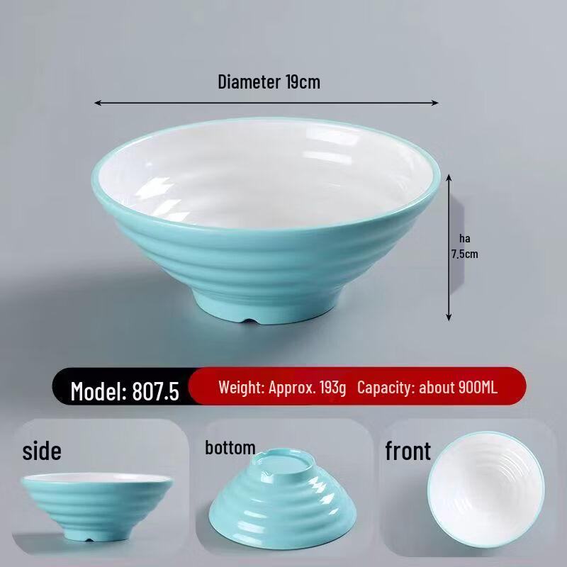 

Bozhen 7.5-inch Melamine High-Temperature Soup Bowl