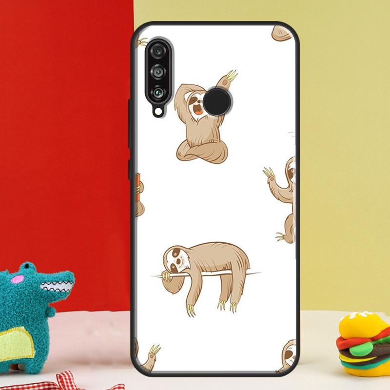 Baby Sloth For Huawei Nova 5T 9 10 SE 12i 12s 11i Y91 Y90 Y60 Y70 Y72 Y61 P60 P30 Pro P20 P40 Lite Case
