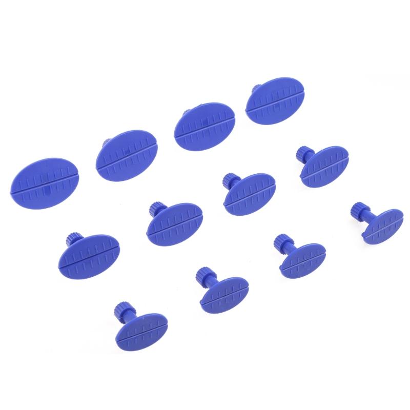12 Pcs Dent Removal Repair Tool Kit Glue Pulling Tabs Maintenance Sucker Car Body Dent Repair Tools Customized