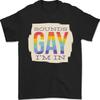 Klingt schwul, ich bin dabei Lustiges LGBT Gay Pride Day Herren T-Shirt 100% Baumwolle